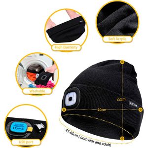 LightBeanie, καπέλο με φακό κεφαλής + 1 ΔΩΡΕΑΝ