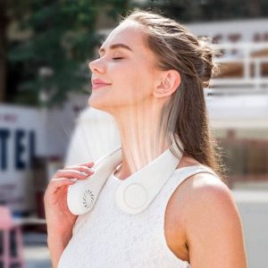 NeckFan, ένα φορητό ανεμιστηράκι που τοποθετείται γύρω από τον λαιμό σας