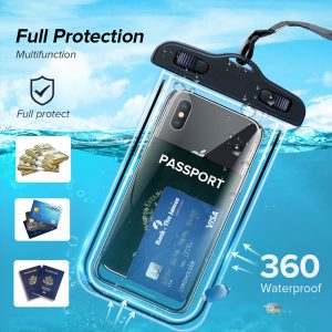 AquaBag, διαφανής αδιάβροχη θήκη τηλεφώνου