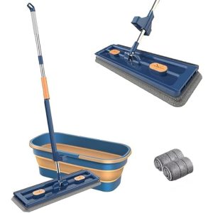 MopBundle, εργαλείο καθαρισμού 360° και αναδιπλούμενος κουβάς για εύκολο καθάρισμα